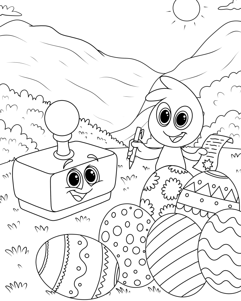 Nimble and Inky Coloring Pages 7
